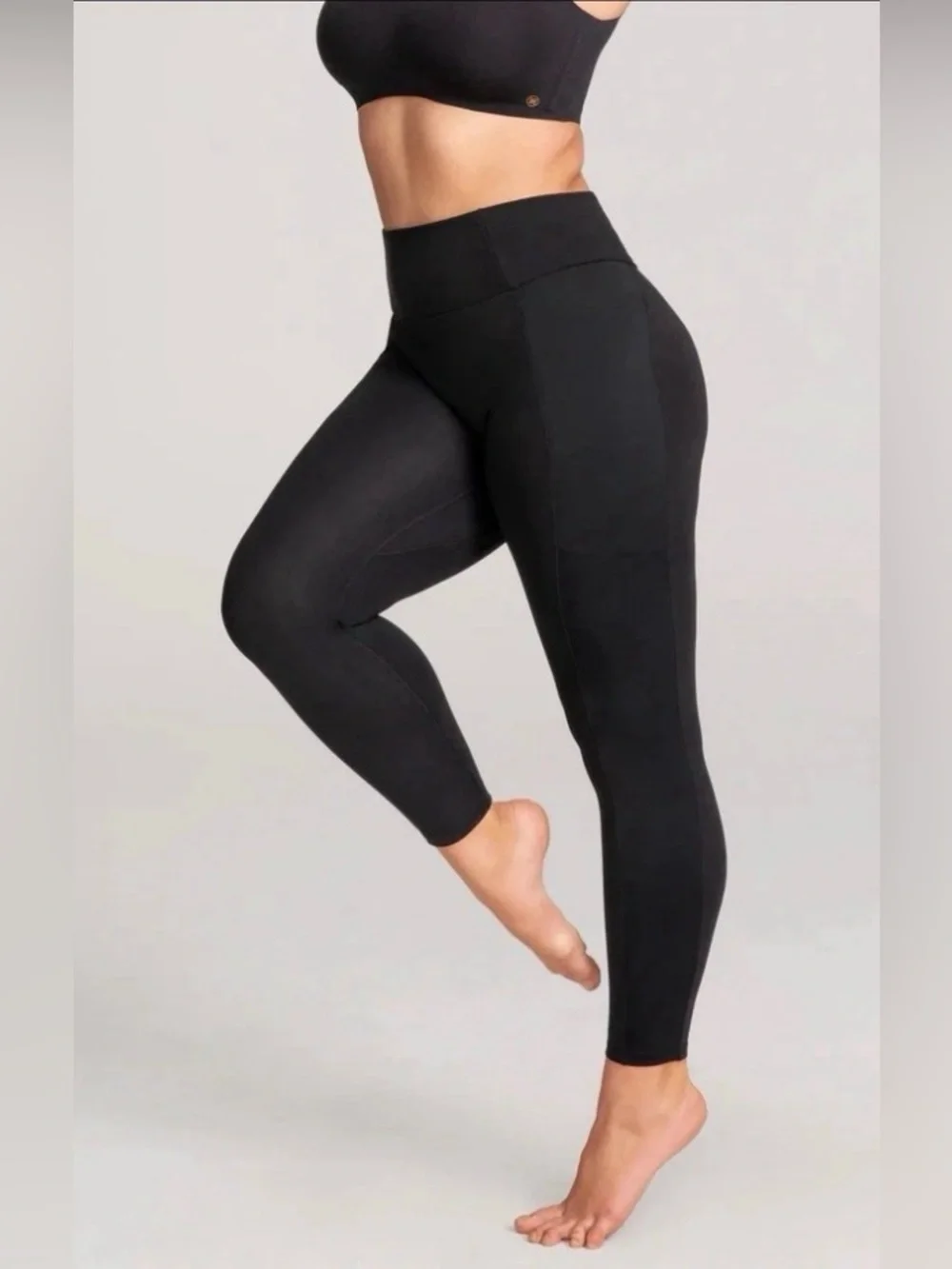 Honeylove InnerPower Legging Jet Black $99 MSRP Size S